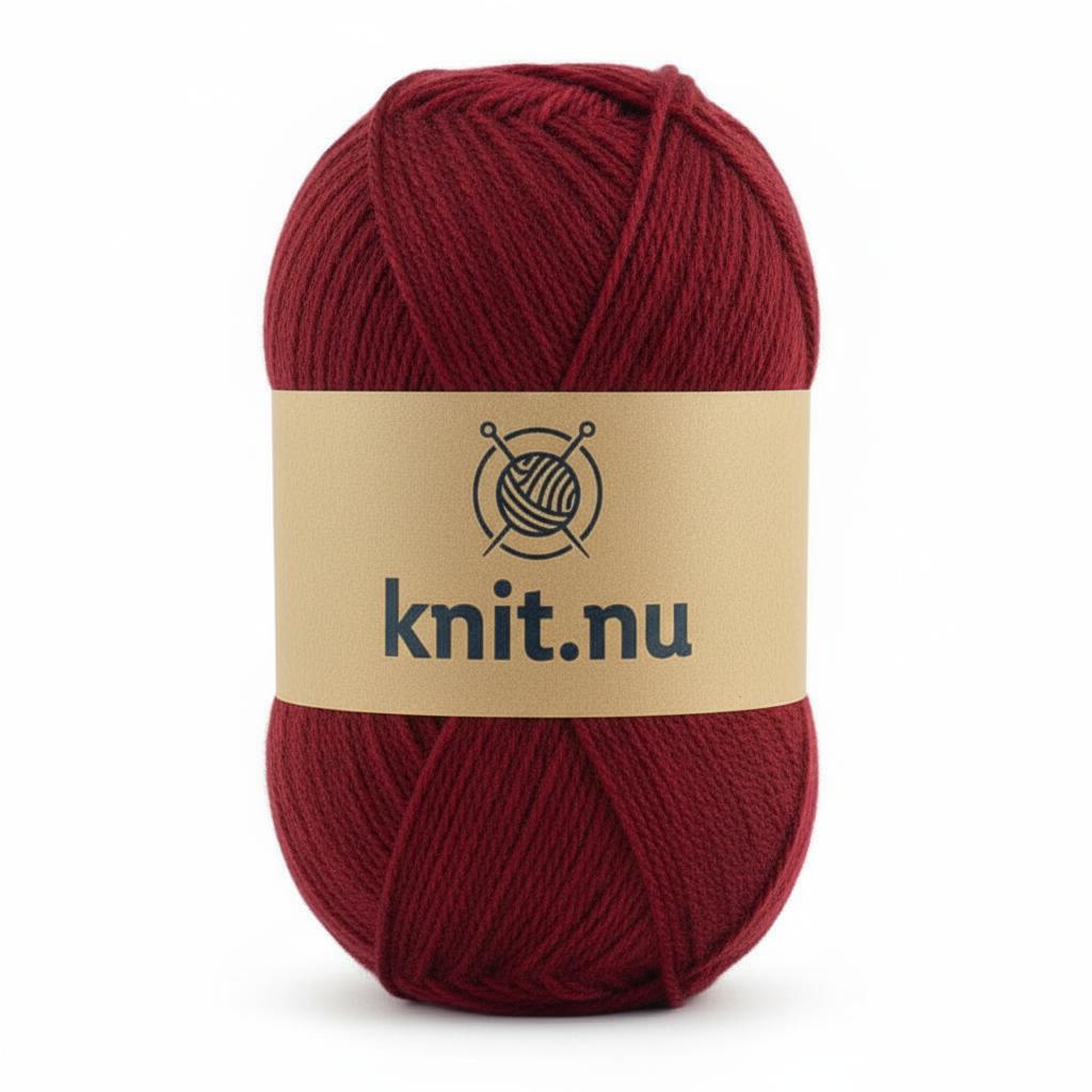 Deep Red Merino Yarn